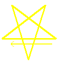 Banishing Inverted Pentagram of Air