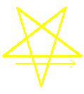 Invoking Inverted Pentagram of Air